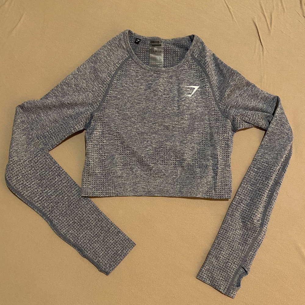 SOLD Gymshark Vital Seamless Long Sleeve Crop Top
